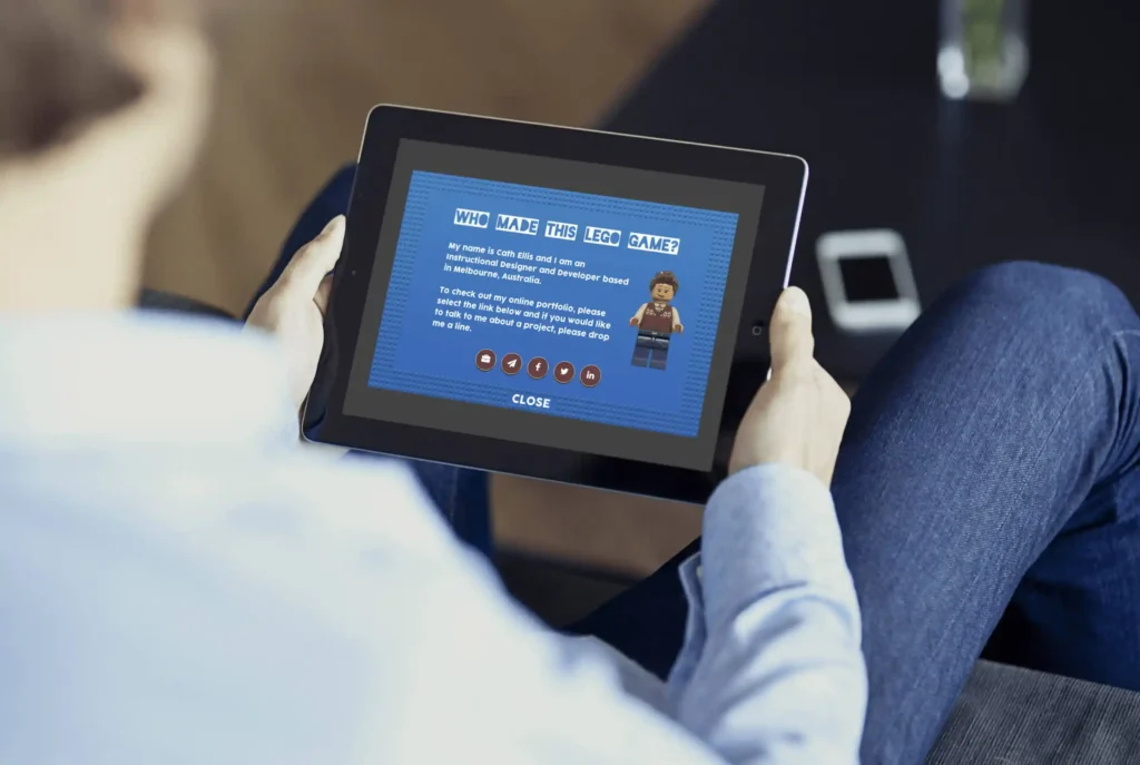 The Lego Minifigure Match Game Storyline - About